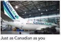 tmb westjet canada air spoof