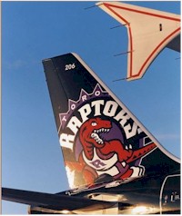 tmb toronto raptors aircraft 