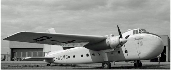 tmb 550 g agvc bristol freighter