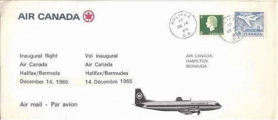 tmb 550 first day covers yhz bermuda