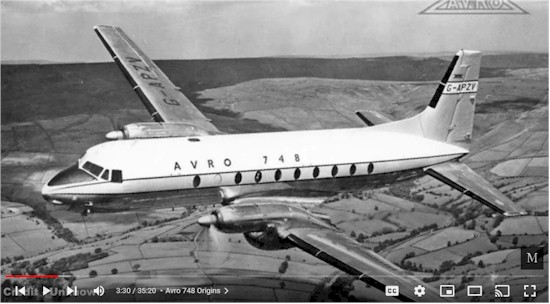 avro 748 video